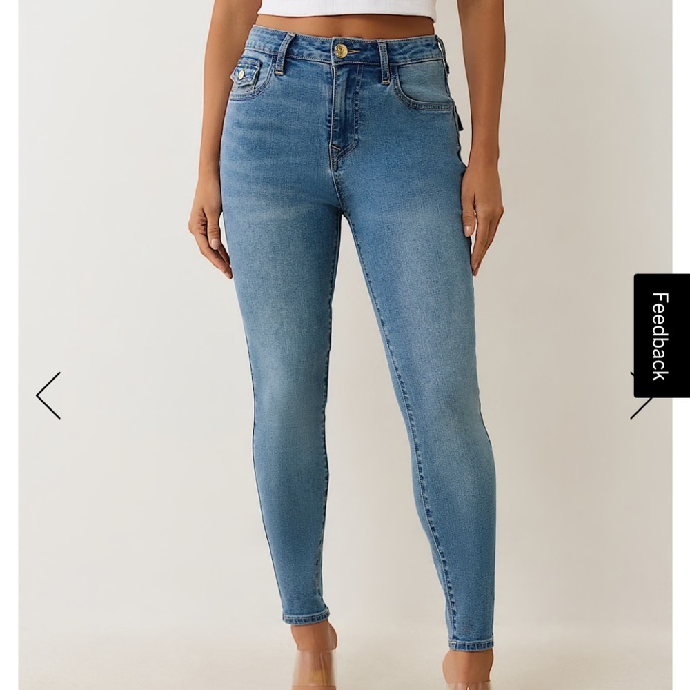 True Religion Light Blue Slim Jeans